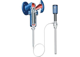 ARI-TEMPTROL® 771/772 Thermal-closing valve - straight through with flanges without cooling spacer (max. 150°C)