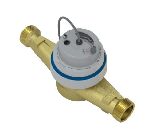 Flowmeter Powogaz JS Master D+ (up to R200) (DN 25-100) Single-jet vane-wheel dry water meter