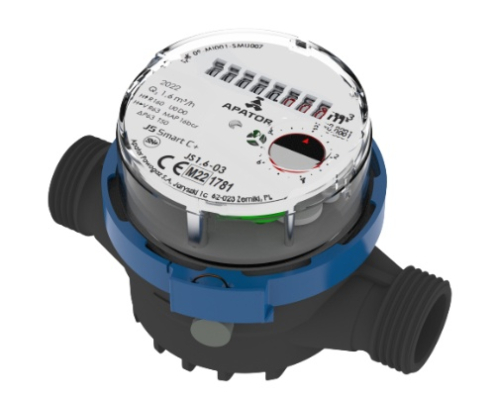 Flowmeter Powogaz JS Smart C+ (up to R160) (DN15-20) Single-jet vane-wheel water meter