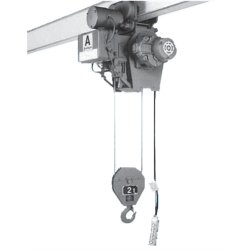 HITACHI A-series Standard Headroom Type Hoist Kapasitas 1, 2, 3 ton