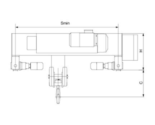 PAWELL Hoist PW Double Girder Capacity 3.2t ~ 50t
