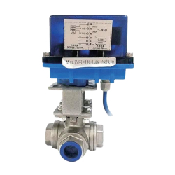 VINCER VE-MHT Miniature Motorized 3-Way Ball Valve