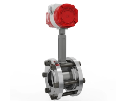 SUPMEA SUP-LUGB Vortex flowmeter wafer installation