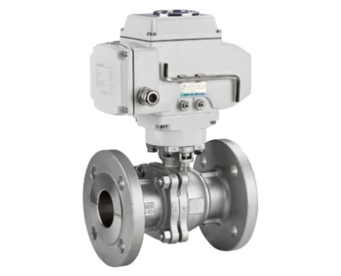 VINCER VE10-B-F Electric Flanged Ball Valve