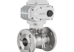 VINCER VE10-B-F Electric Flanged Ball Valve