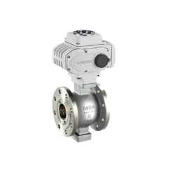VINCER VE10-B-V Electric V-Port Segmented Ball Valves
