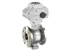 VINCER VE10-B-V Electric V-Port Segmented Ball Valves