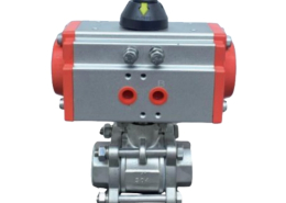 VINCER VP11-3PCS Pneumatic 3-Piece Ball Valve
