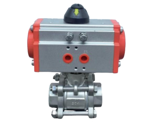 VINCER VP11-3PCS Pneumatic 3-Piece Ball Valve