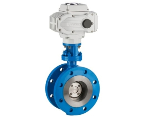 VINCER VE20-HA Electric Hard Seated Butterfly Valve