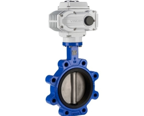 VINCER VE20-LUG Electric Lugged Butterfly Valve