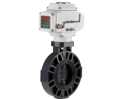 VINCER VE20-P Electric Plastic Butterfly Valve