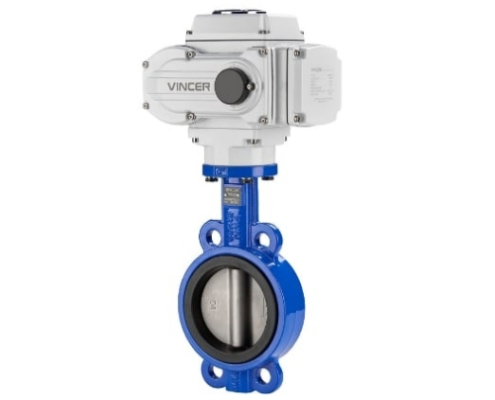 VINCER VE20-W Electric Wafer Type Butterfly Valve