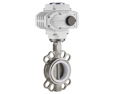 VINCER VE20-W Electric Wafer Type Butterfly Valve