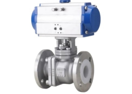 VINCER VP11-F-PTFE Pneumatic PTFE-Lined Ball Valve