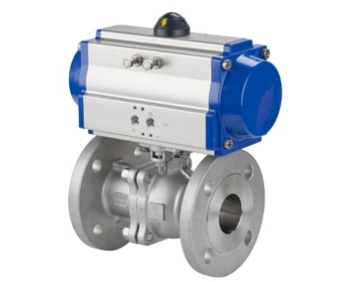 VINCER VP11-F Pneumatic Flanged Ball Valve
