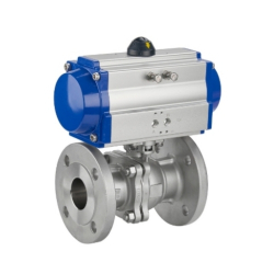 VINCER VP11-F Pneumatic Flanged Ball Valve