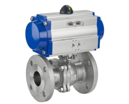VINCER VP11-F Pneumatic Flanged Ball Valve