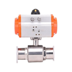 VINCER VP11-K Pneumatic Sanitary Clamp Ball Valve