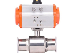 VINCER VP11-K Pneumatic Sanitary Clamp Ball Valve