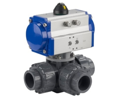VINCER VP11-P Pneumatic Plastic Ball Valve
