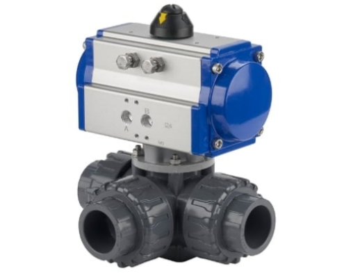 VINCER VP11-P Pneumatic Plastic Ball Valve