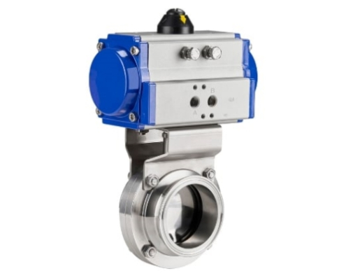 VINCER VP12-K Pneumatic Sanitary Butterfly Valve