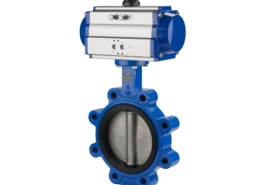 VINCER VP12-LUG Pneumatic Actuated Lugged Butterfly Valve