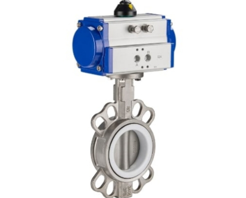 VINCER VP12 Pneumatic Wafer Butterfly Valve