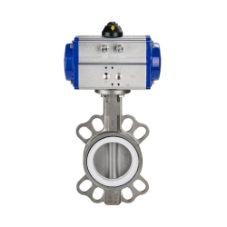 VINCER VP12 Pneumatic Wafer Butterfly Valve