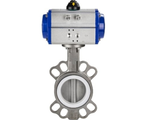 VINCER VP12 Pneumatic Wafer Butterfly Valve