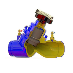 ZETKAMA Fig. 447 Static balancing valve grooved ends