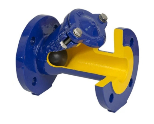 ZETKAMA zCHE Fig. 400 Check Valve – Nodular Cast Iron Ball Check DN50-500 PN10/PN16