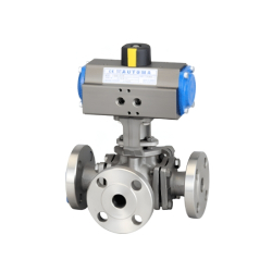 AUTOMA Automatic Valve 3-Way Flange Ball Valve