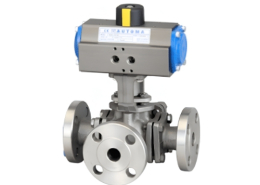 AUTOMA Automatic Valve 3-Way Flange Ball Valve