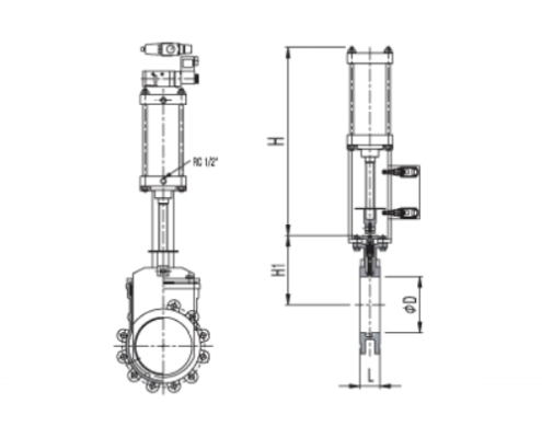 AUTOMA Automatic Valve Knife Gate Valve