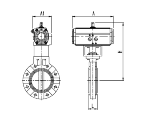 AUTOMA Automatic Valve Plastic Butterfly Valve