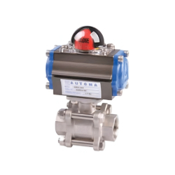 AUTOMA Automatic Valve Screw 3 Pieced Ball Valve (Double Type)
