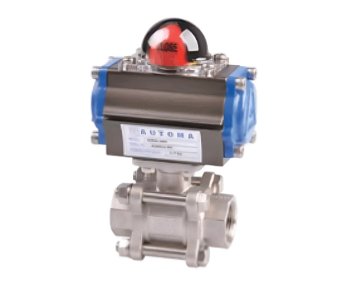 AUTOMA Automatic Valve Screw 3 Pieced Ball Valve (Double Type)