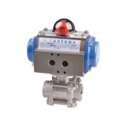 AUTOMA Automatic Valve Screw 3 Pieced Ball Valve (Single Type)