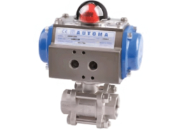 AUTOMA Automatic Valve Screw 3 Pieced Ball Valve (Single Type)