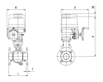 AUTOMA Electric Valve Flange Ball Valve
