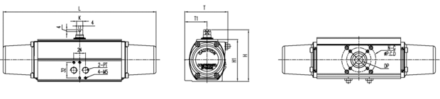 AUTOMA Pneumatic Actuator Scotch Yoke Type (AS Series)