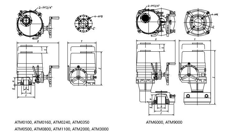 AUTOMA Electric Actuator Rotary Type Actuator