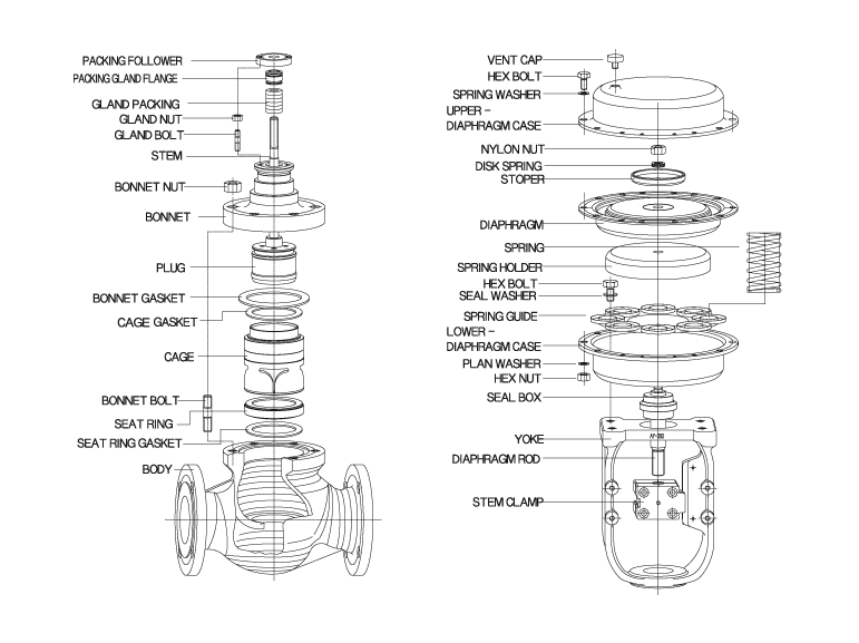 AUTOMA - Globe Valve Globe Control Valve